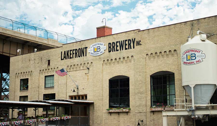 The Lakefront Brewery from the outside in Milwaukee